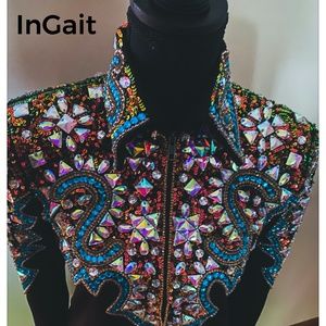Western Show Jacket Custom Made New Gorgeous! Medium